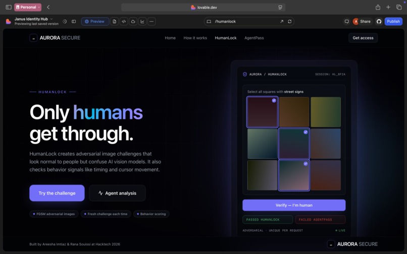 Aurora: Identity Layer for Humans and AI Agents – screenshot 9