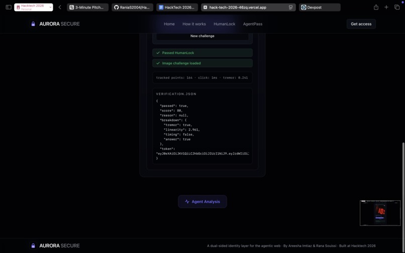 Aurora: Identity Layer for Humans and AI Agents – screenshot 11