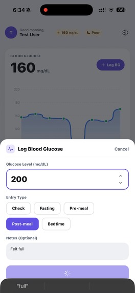 GlycoTwin – screenshot 2
