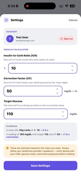 GlycoTwin – screenshot 4