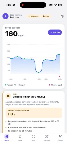 GlycoTwin – screenshot 1