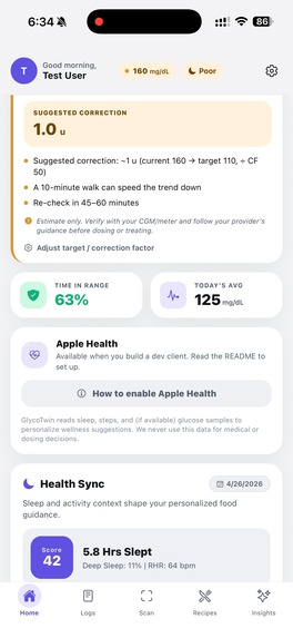 GlycoTwin – screenshot 3