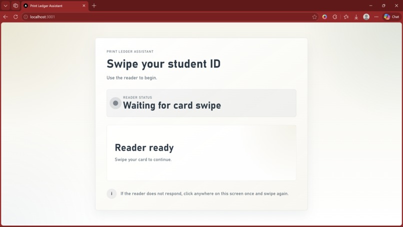 Printer Ledger Assistant – screenshot 3