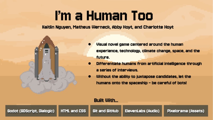 I'm a Human Too – screenshot 2