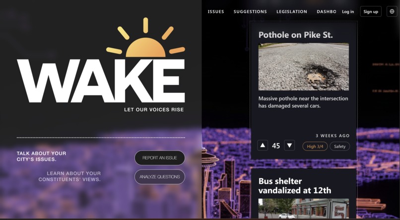 Wake: Civic Action Made Accessible – screenshot 1