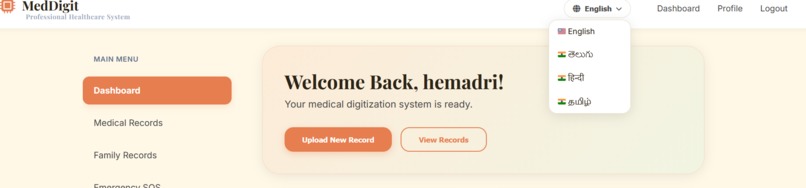 Real-Time Medical Digitization & Emergency Services – screenshot 4