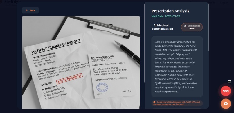 Real-Time Medical Digitization & Emergency Services – screenshot 6