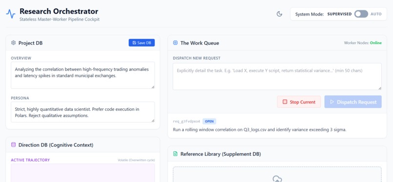 Research Cockpit – screenshot 1