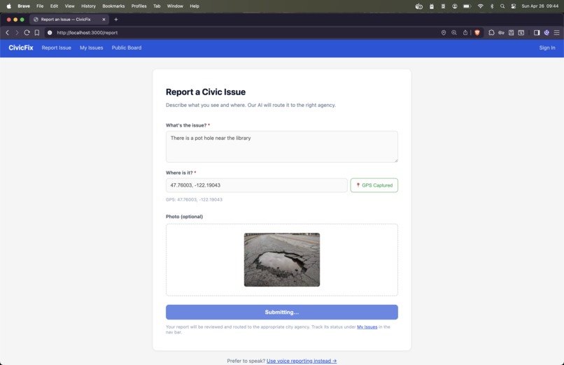 CivicFix – screenshot 2