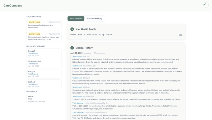 CareCompass – screenshot 1