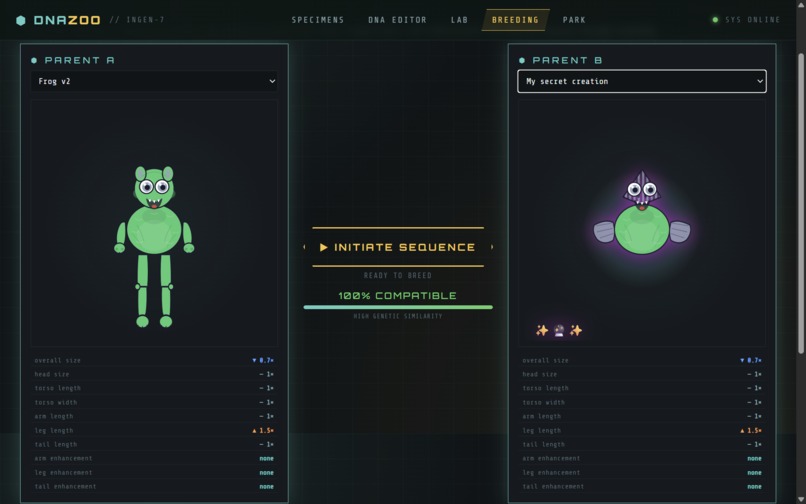 DNA Zoo – screenshot 3