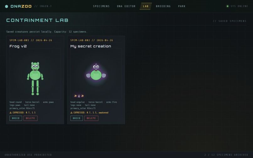DNA Zoo – screenshot 6