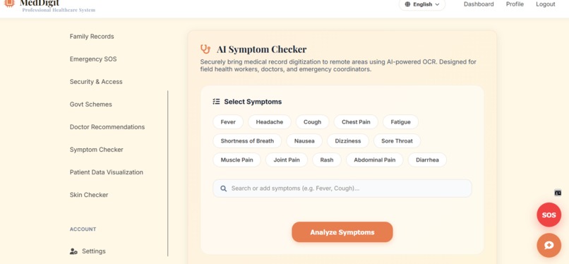 Real-Time Medical Digitization & Emergency Services – screenshot 12
