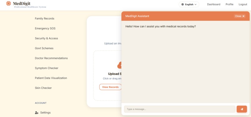 Real-Time Medical Digitization & Emergency Services – screenshot 15
