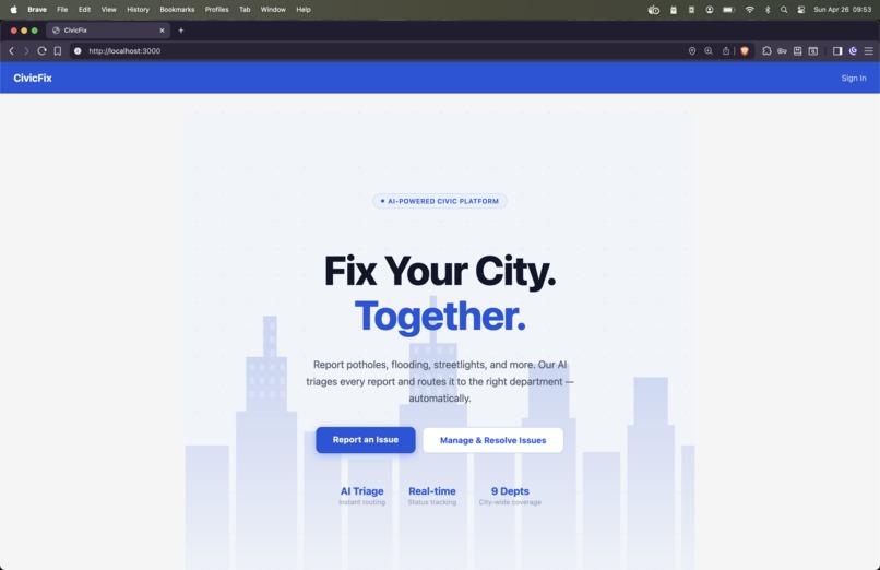 CivicFix – screenshot 1