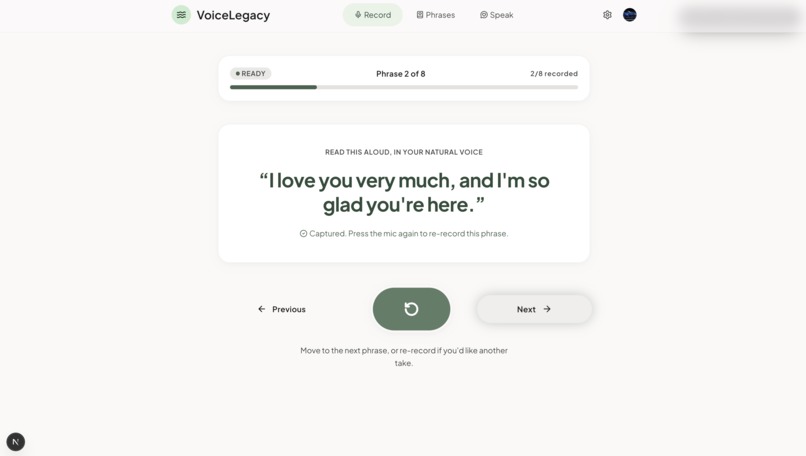 VoiceLegacy – screenshot 6