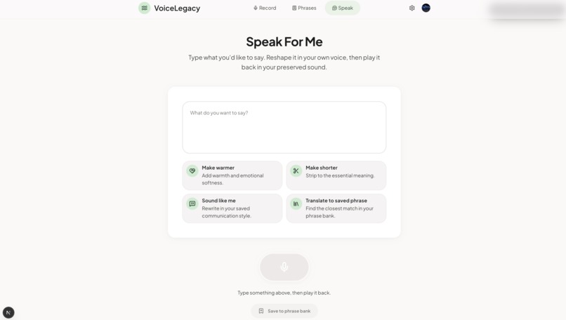VoiceLegacy – screenshot 7