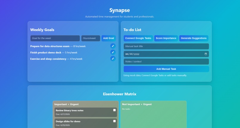 Synapse – screenshot 2