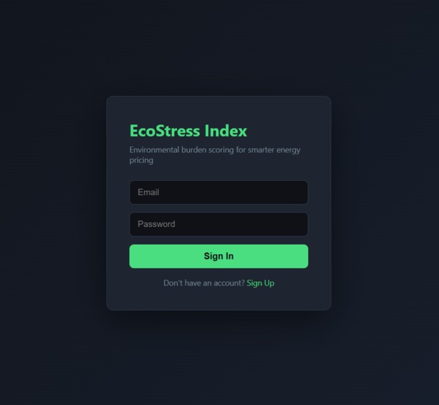 Eco Stress Index – screenshot 2
