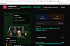 AmbuGUARD — AI-Powered Smart Ambulance Corridor System – screenshot 1