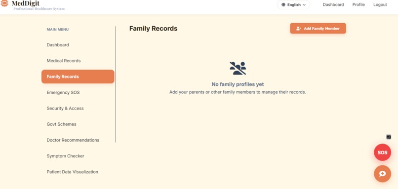 Real-Time Medical Digitization & Emergency Services – screenshot 7