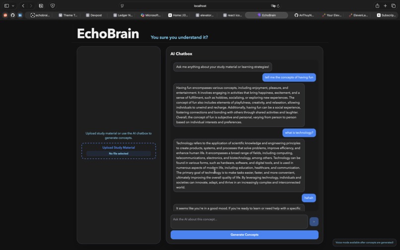 EchoBrain – screenshot 1