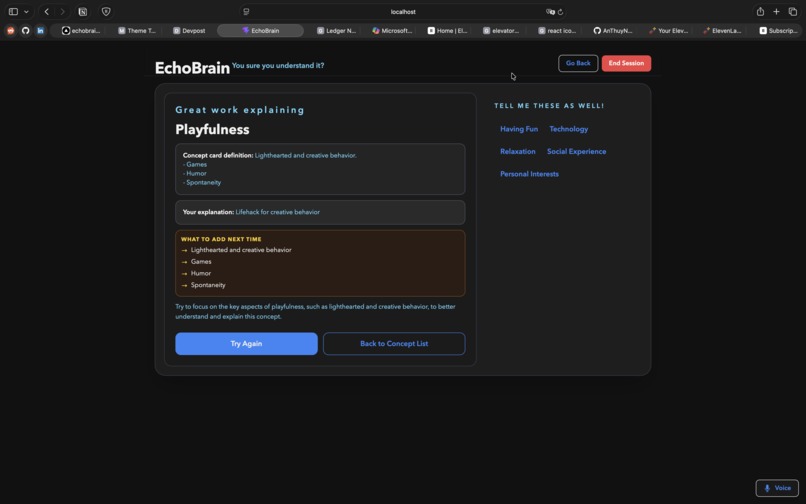 EchoBrain – screenshot 4