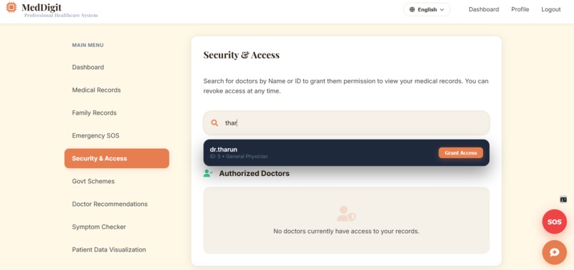 Real-Time Medical Digitization & Emergency Services – screenshot 10