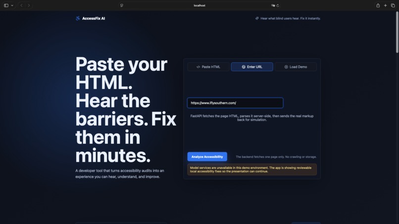 AccessFix AI – screenshot 1