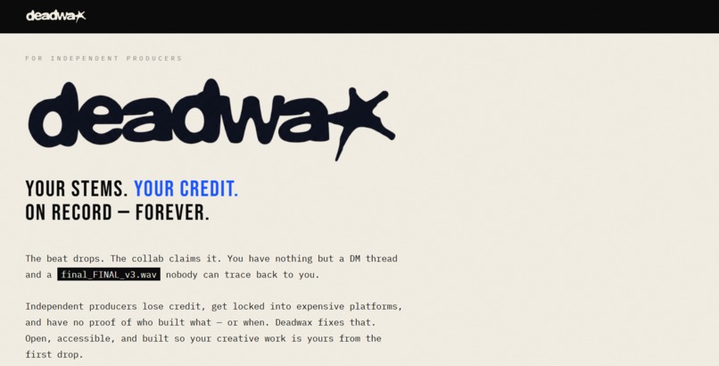 [Track 4]: deadwax – screenshot 2
