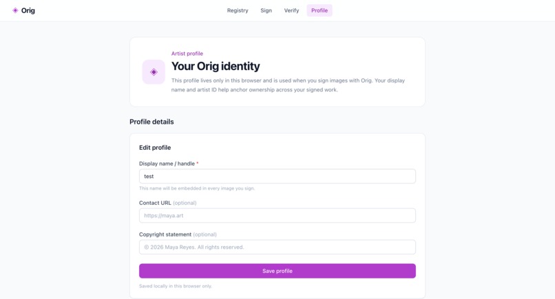 Orig – screenshot 3