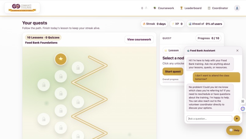 Community Food Bank – screenshot 2