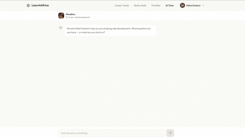 Learn4Africa – screenshot 1