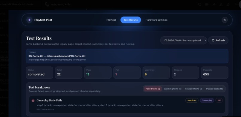 Playtest Pilot – screenshot 3