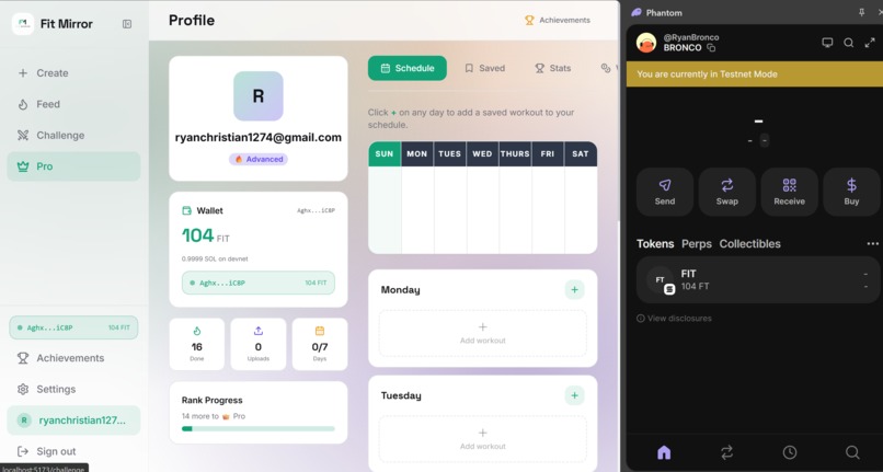 Fit Mirror – screenshot 1
