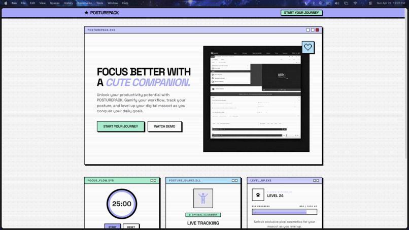 POSTUREPACK – screenshot 1