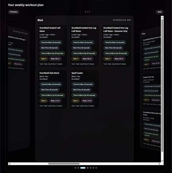 BillyFit's Planner – screenshot 3
