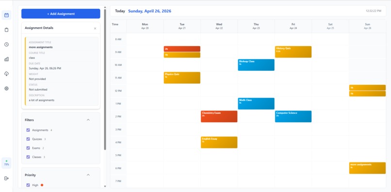 Assignment – screenshot 1