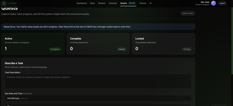 Life OS – screenshot 3