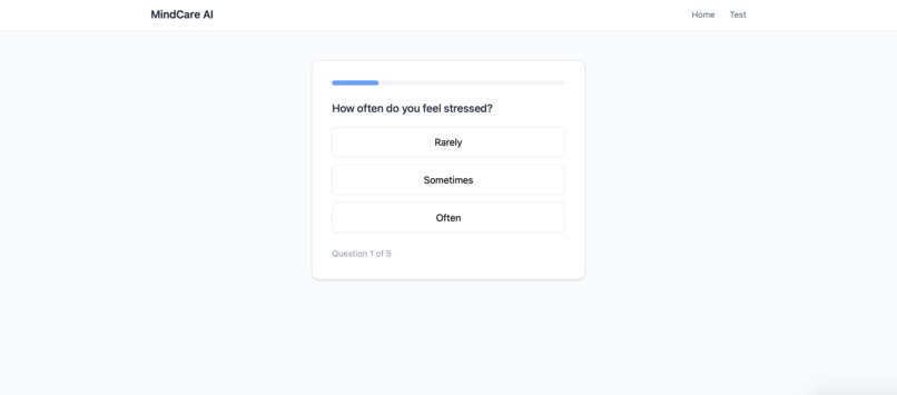 MindCare AI – screenshot 1