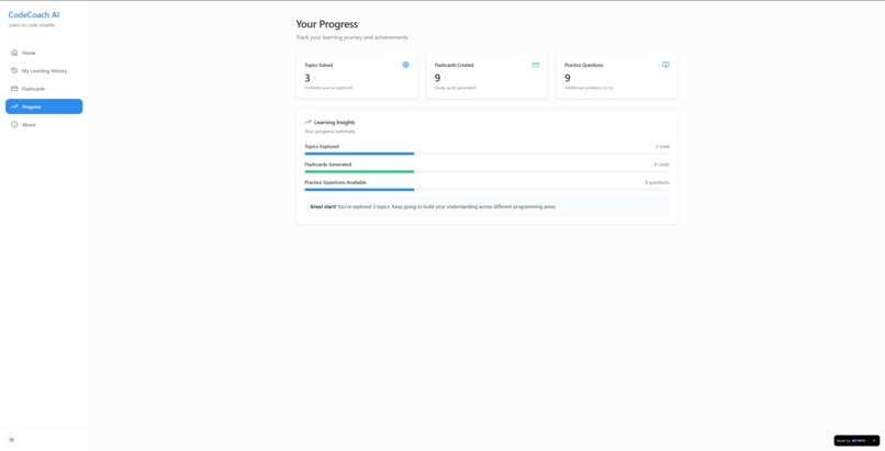 CodeCoach AI – screenshot 1