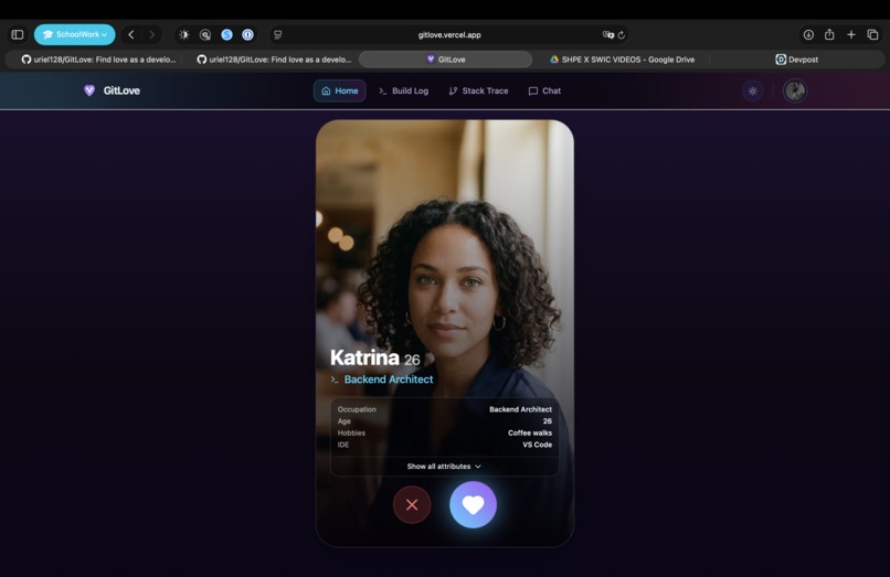 GitLove – screenshot 1