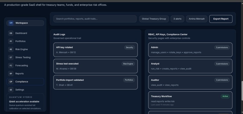 QuantumRisk Oracle – screenshot 6