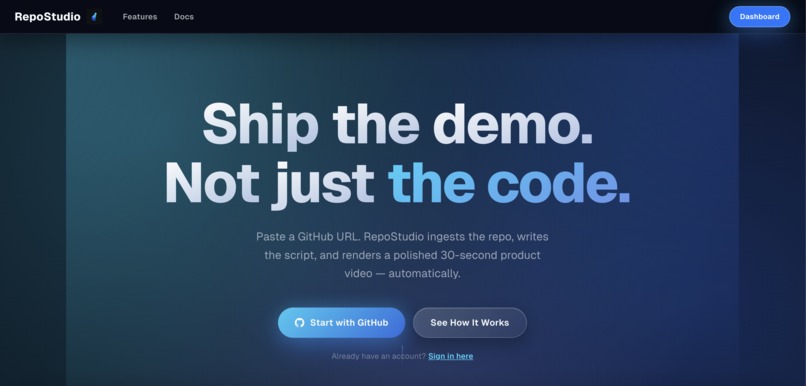 RepoStudio – screenshot 1