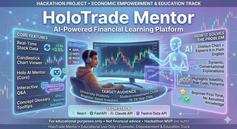 HoloTrade: AI-Powered Financial Learning Platform – screenshot 1