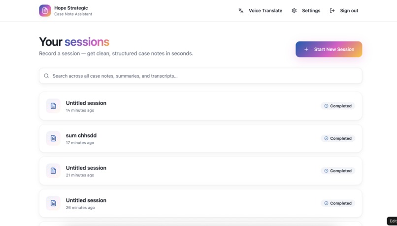 Case Management System  – screenshot 2