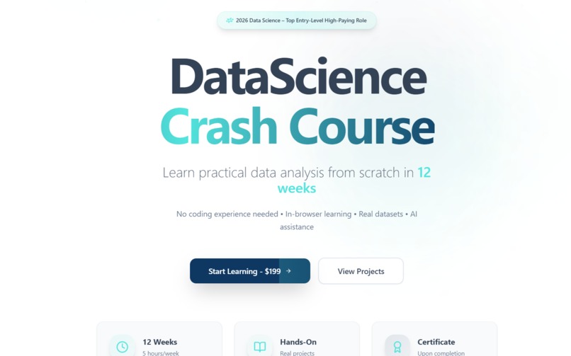 DataScienceCrashCourse – screenshot 1