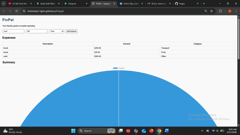 Finpal – screenshot 1