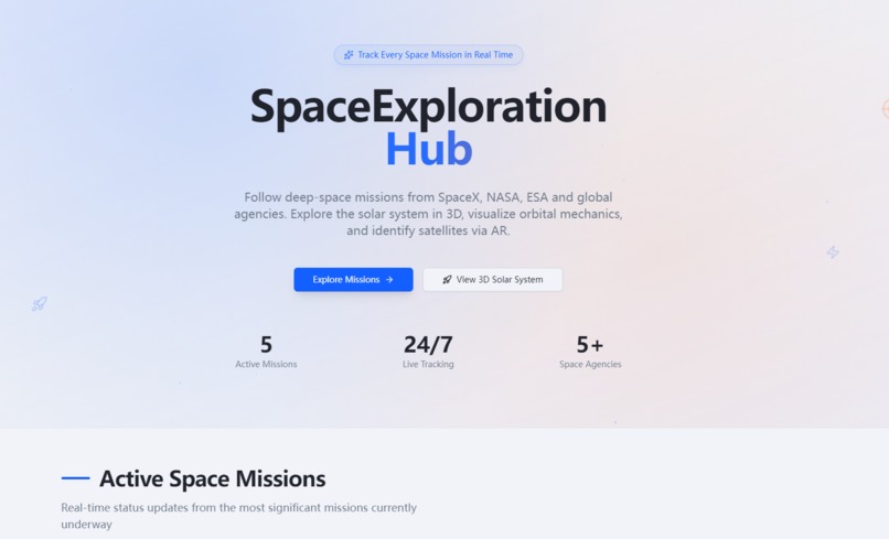 SpaceExplorationHub – screenshot 2