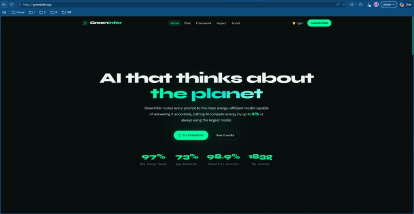 GreenInfer – screenshot 1